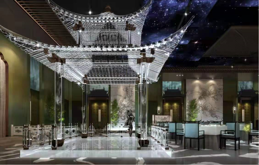 2、北京亞克力亭子